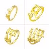 Personalized Multiple Name Ring in Silver