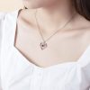 Forever Together Engraved Birthstone Necklace