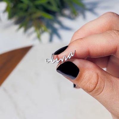 Dainty Name Earrings