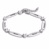 Personalized Diamond Family Name Bar Bracelet