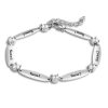 Personalized Diamond Family Name Bar Bracelet