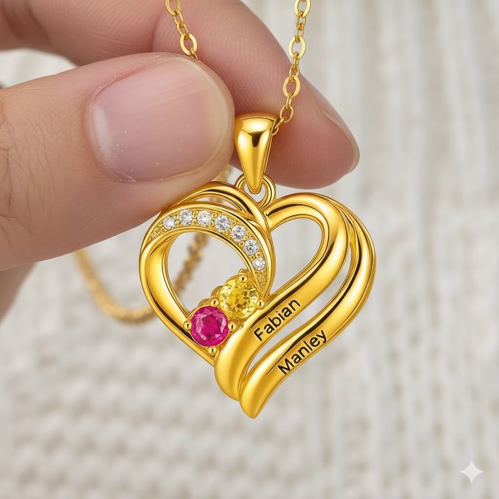 [2021 Hot Sale] Gifts for Mom 925 Sterling Silver Birthstone Necklace