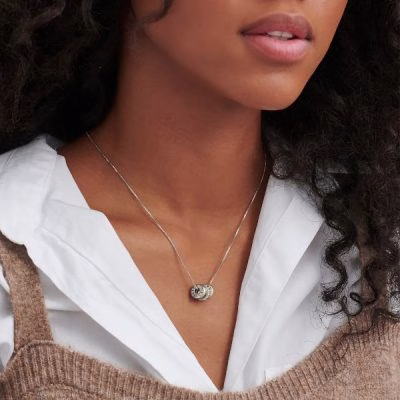personalized engraved beads necklace