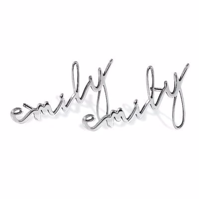 Dainty Name Earrings