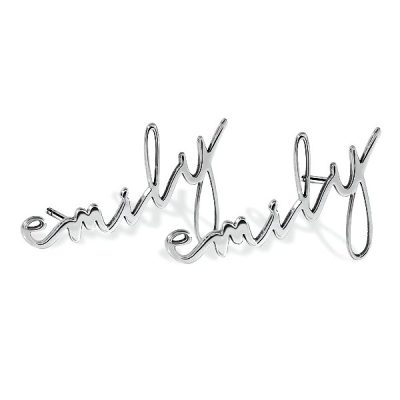 Dainty Name Earrings