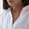 personalized engraved beads necklace