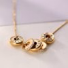 personalized engraved beads necklace