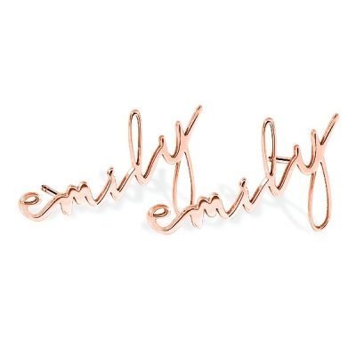 Dainty Name Earrings