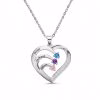 [Hot Sale] 1-6 Names Birthstone Necklace in 925 Sterling Silver