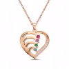 [Hot Sale] 1-6 Names Birthstone Necklace in 925 Sterling Silver