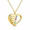 [Hot Sale] 1-6 Names Birthstone Necklace in 925 Sterling Silver