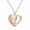 [Hot Sale] 1-6 Names Birthstone Necklace in 925 Sterling Silver