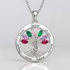 Personalized  Family 925 Silver Family Necklace