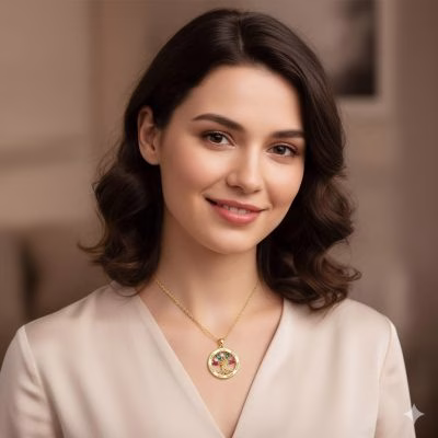 Personalized  Family 925 Silver Family Necklace