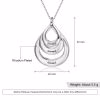 Engraved Drop Shaped Name Necklace