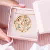 Family Tree Birthstone Necklace - 18k Gold Plated
