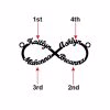 Personalized Infinity Name Necklace Sterling Silver