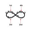 Personalized Infinity Name Necklace Sterling Silver
