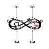 Personalized Infinity Name Necklace Sterling Silver