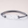 Personalized 925 sterling silver women infinity bracelet