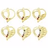 Personalized carved mother birthstone necklace Gold Plating