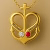 Camargue Cross  Dainty Anchor Cross  Faith Hope Love Jewelry