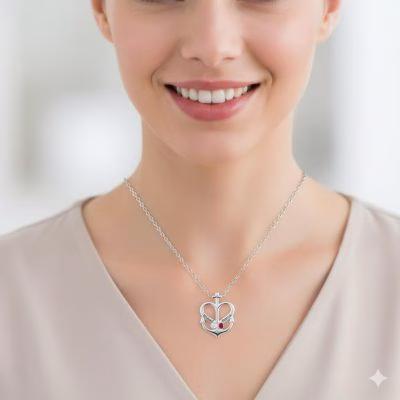Camargue Cross  Dainty Anchor Cross  Faith Hope Love Jewelry