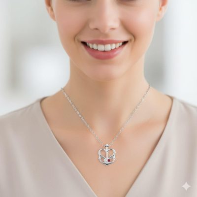 Camargue Cross  Dainty Anchor Cross  Faith Hope Love Jewelry