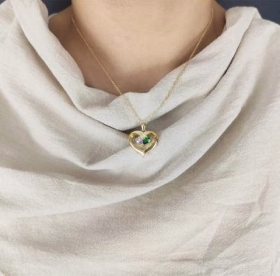 Forever Together Engraved Birthstone Necklace