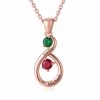 Eternal Bond – Personalized Infinity Birthstone Necklace
