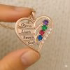 Personalized New artwork 925 Silver Family Necklace