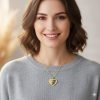 Newest Heart Birthstone Necklaces in 925 Sterling Silver