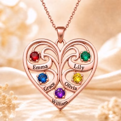 35-5name-rose Whispers of Love – Personalized Name Necklace