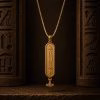Personalized Egyptian Glyph Necklace for Men