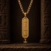 Personalized Egyptian Glyph Necklace for Men