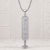 Personalized Egyptian Glyph Necklace for Men