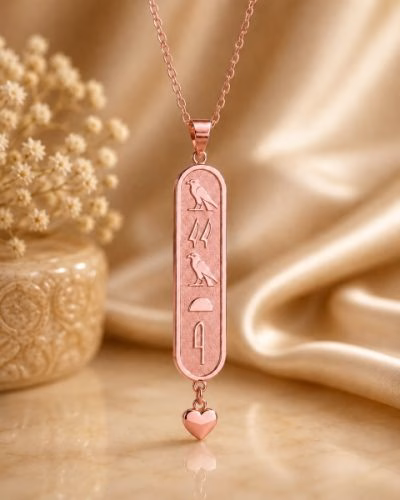 heart-rose Egypt Custom Name Star Jewelry