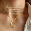Personalized Name Logo Necklace
