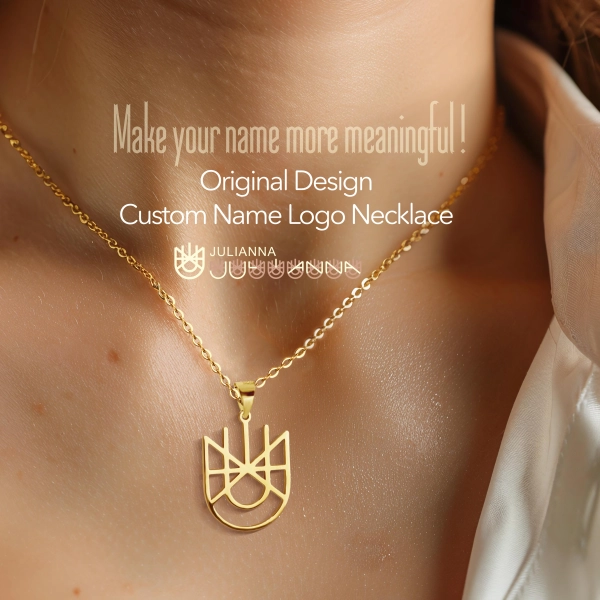Personalized Name Logo Necklace