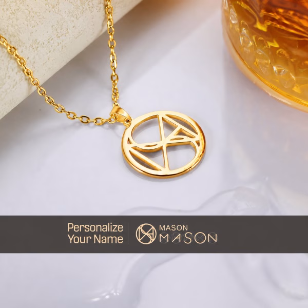 Personalized Name Logo Necklace