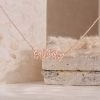 Personalized Name Necklace in Sign Language