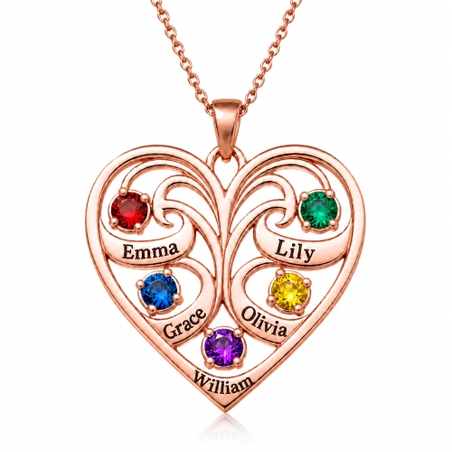 A Family Love Talisman Made Just for Her – Personalized Name Necklace
